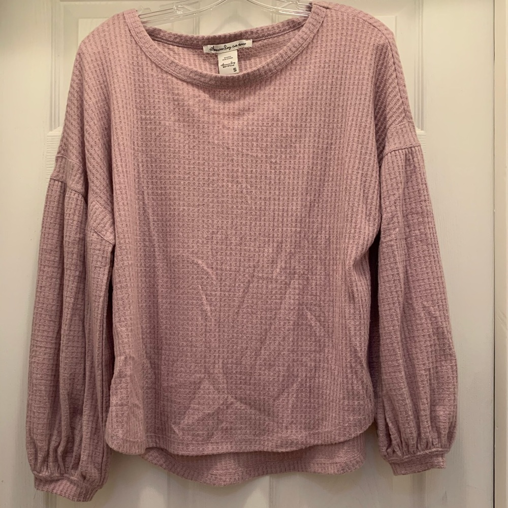 American Rag Light Purple Long Sleeve Shirt